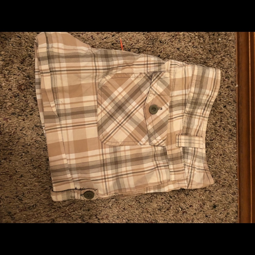 Plaid shorts